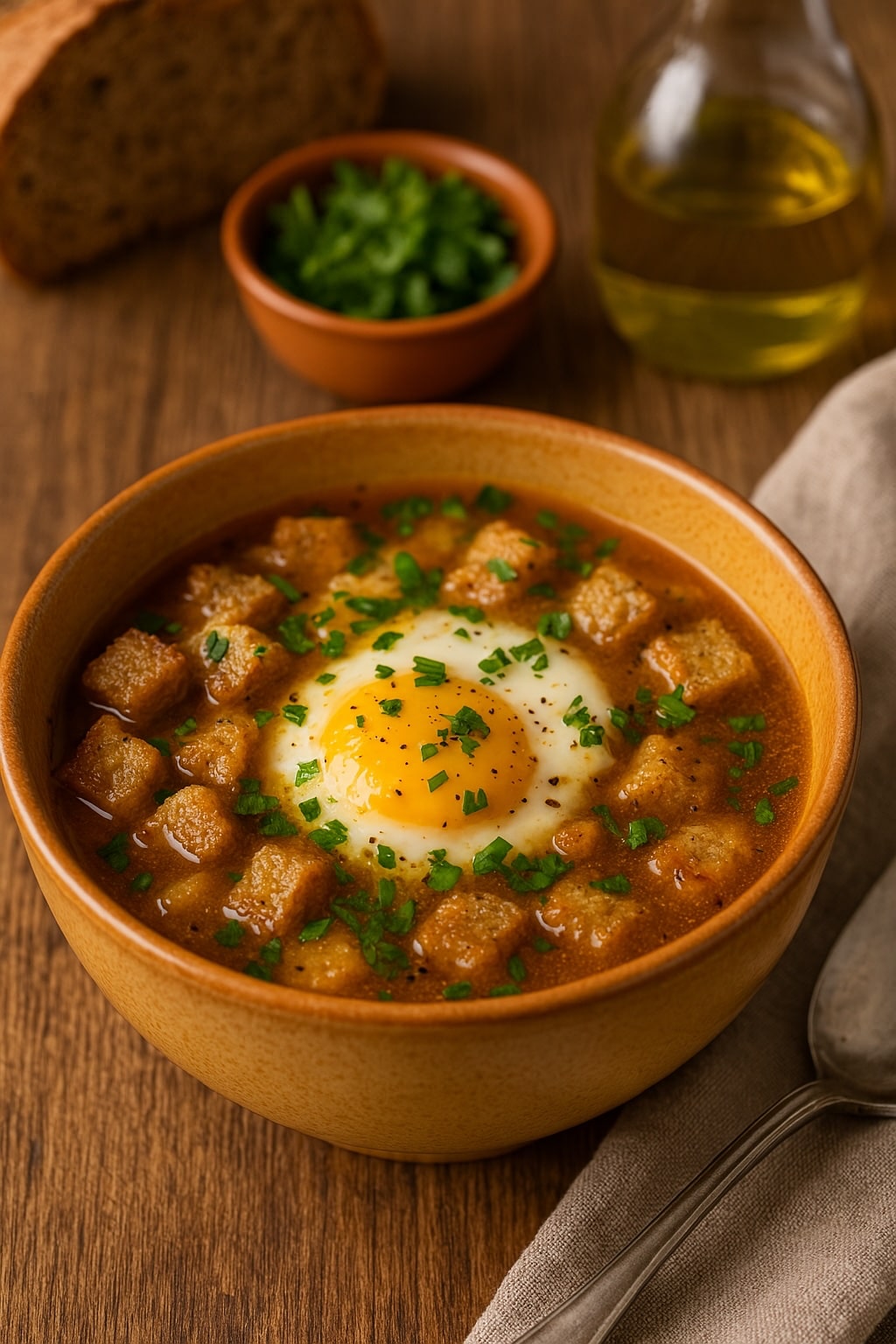 Sopa de Ajo – Spanische Knoblauchsuppe